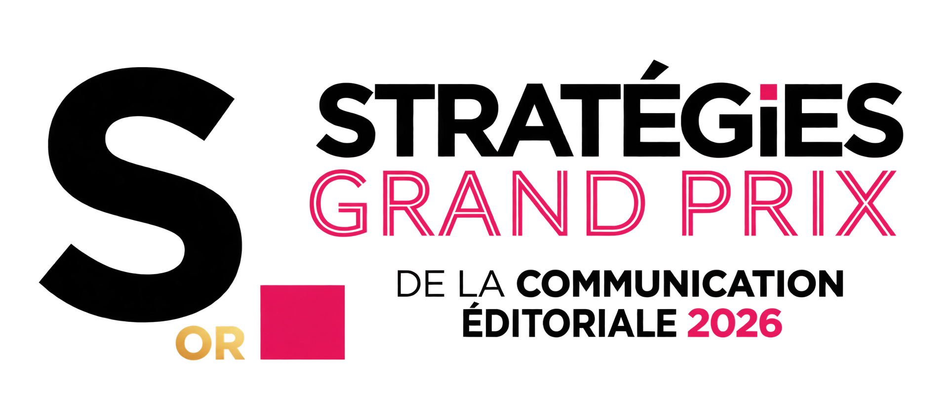 Grand Prix Stratégies de la communication éditoriale 2026, distinction Or