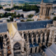 Image au drone de la cathédrale de Soissons